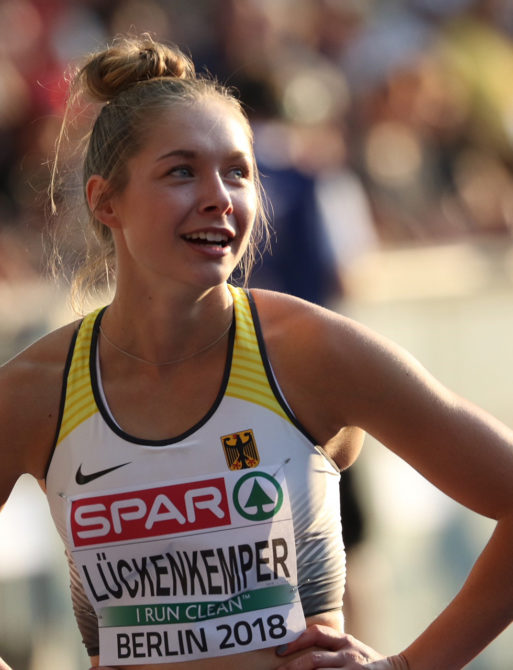 Ansicht von Ausnahme-Sprinterin Gina Lückenkemper